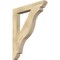 Ekena Millwork Funston Slat Rough Sawn Bracket, Douglas Fir, 4"W x 30"D x 38"H BKT04X30X38FST06RDF - alternate 1